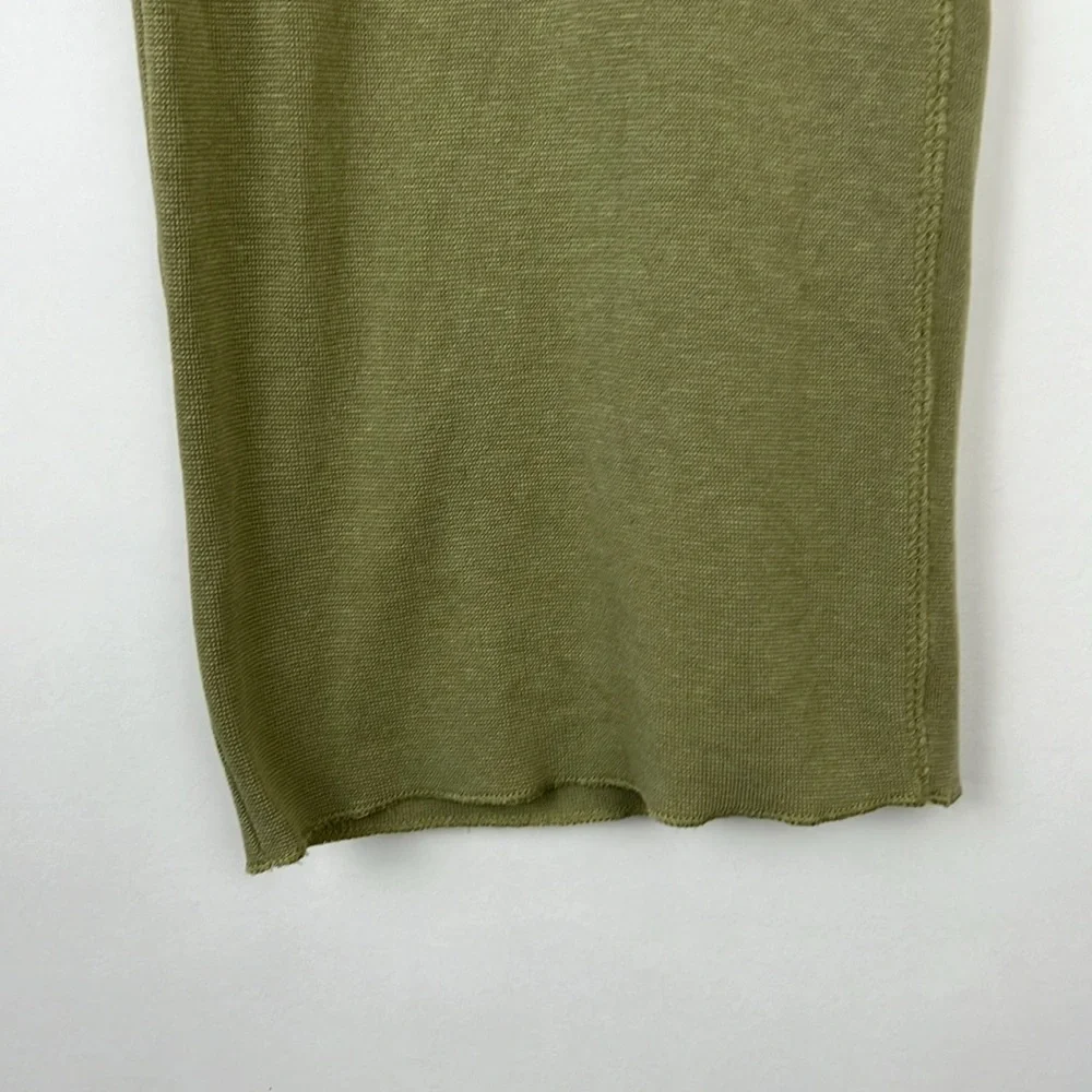 Gap Stretch earth sage green capri pants S - Picture 6 of 11